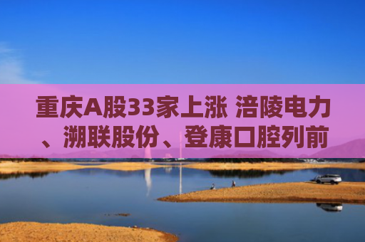 重庆A股33家上涨 涪陵电力、溯联股份、登康口腔列前三