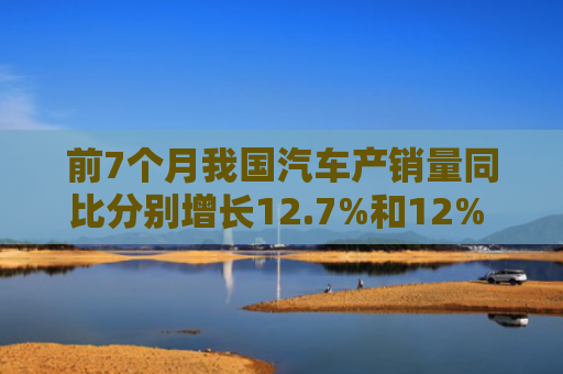 前7个月我国汽车产销量同比分别增长12.7%和12% 造车新势力 发力拓市场