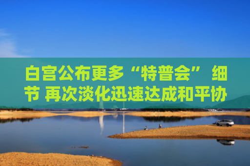 白宫公布更多“特普会” 细节 再次淡化迅速达成和平协议预期