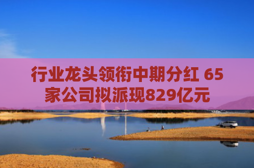 行业龙头领衔中期分红 65家公司拟派现829亿元