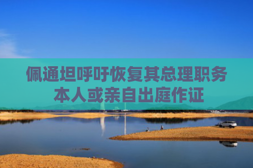 佩通坦呼吁恢复其总理职务 本人或亲自出庭作证