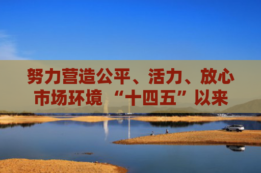 努力营造公平、活力、放心市场环境 “十四五”以来我国企业净增1999.9万户