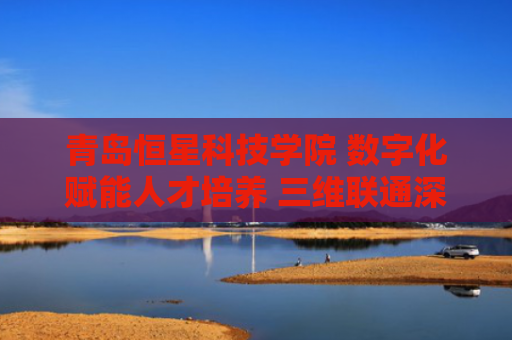 青岛恒星科技学院 数字化赋能人才培养 三维联通深化教学改革