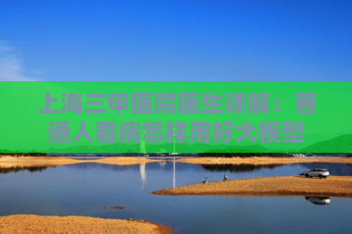 上海三甲医院医生详解：普通人看病怎样用好大模型