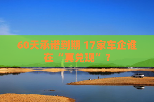 60天承诺到期 17家车企谁在“真兑现”？