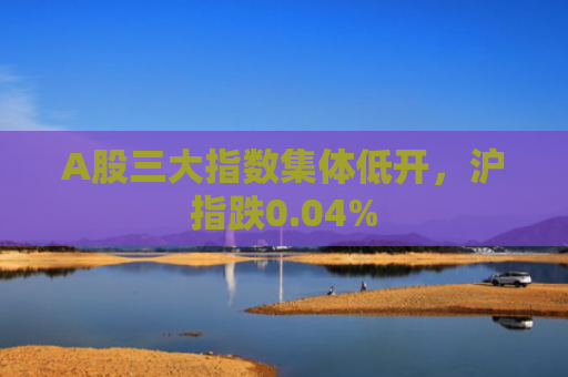 A股三大指数集体低开，沪指跌0.04%