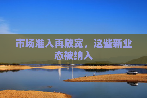 市场准入再放宽，这些新业态被纳入