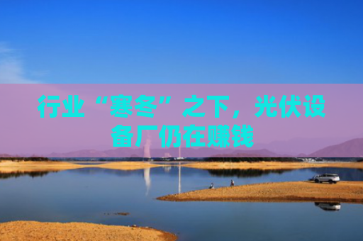 行业“寒冬”之下，光伏设备厂仍在赚钱
