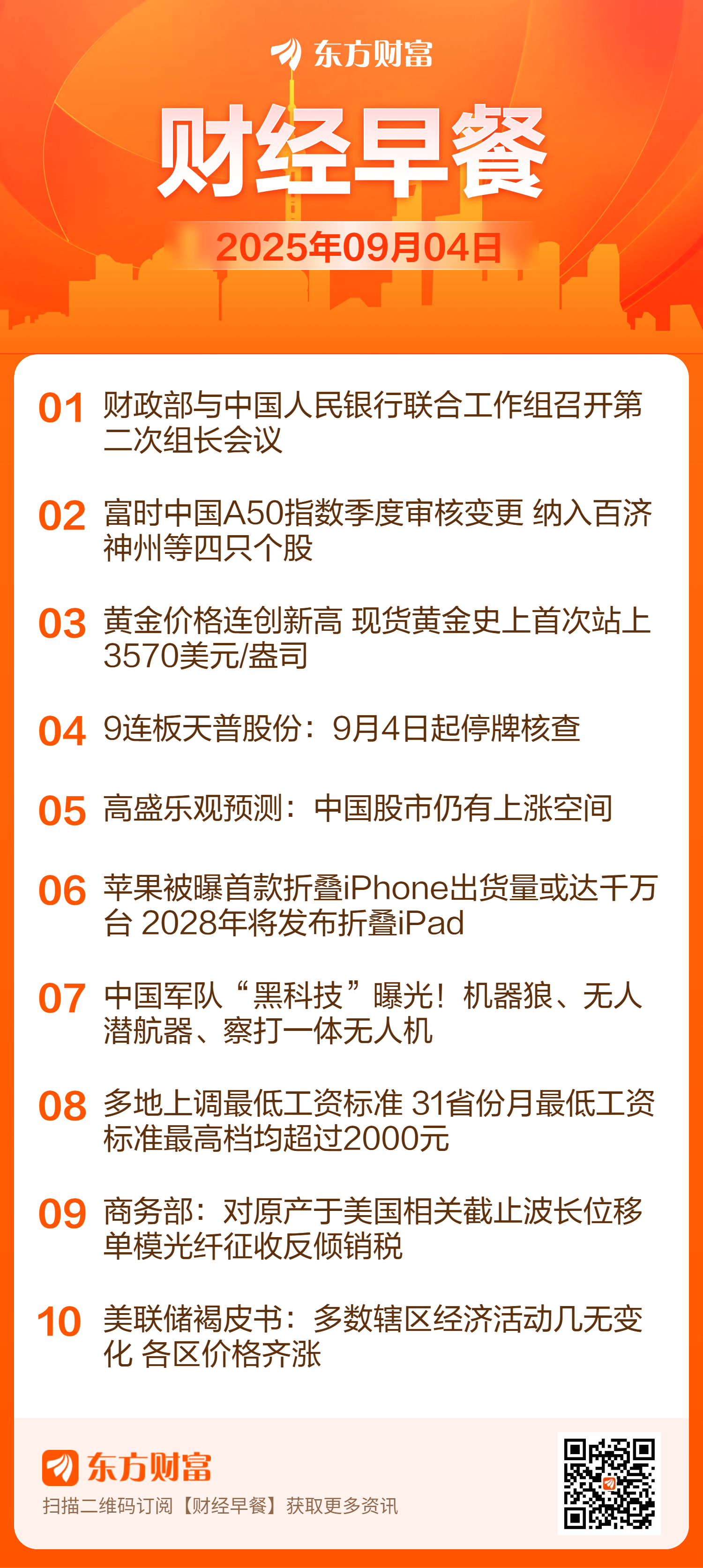 【9月4日Choice早班车】富时罗素A50调整：纳入百济神州、药明康德、新易盛、中际旭创